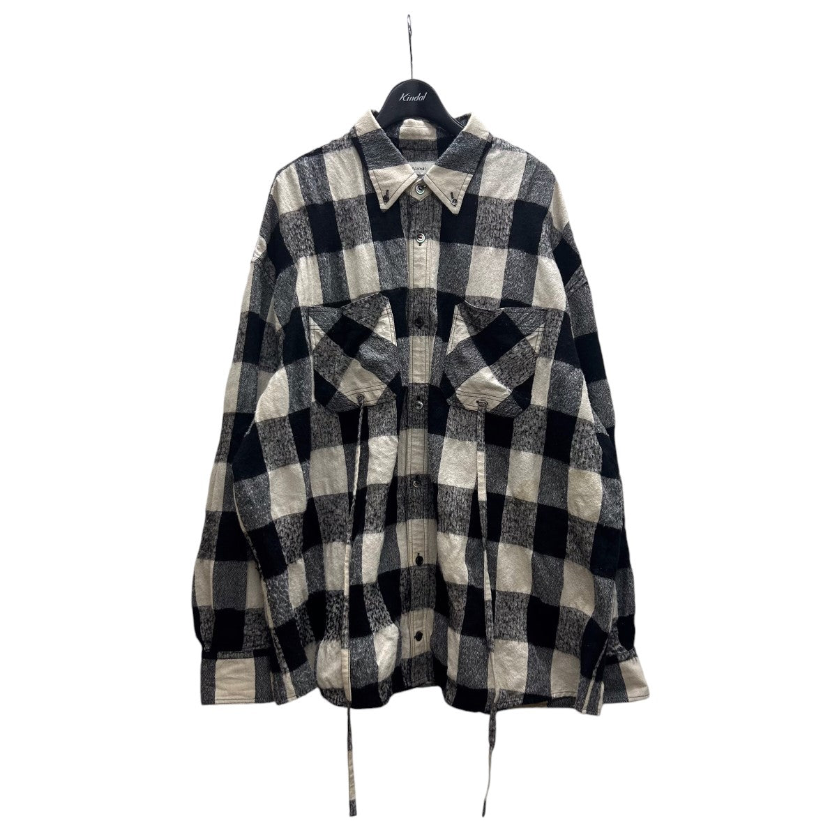 24AWTie Shirt (Block-Checked)ブロックチェックシャツ