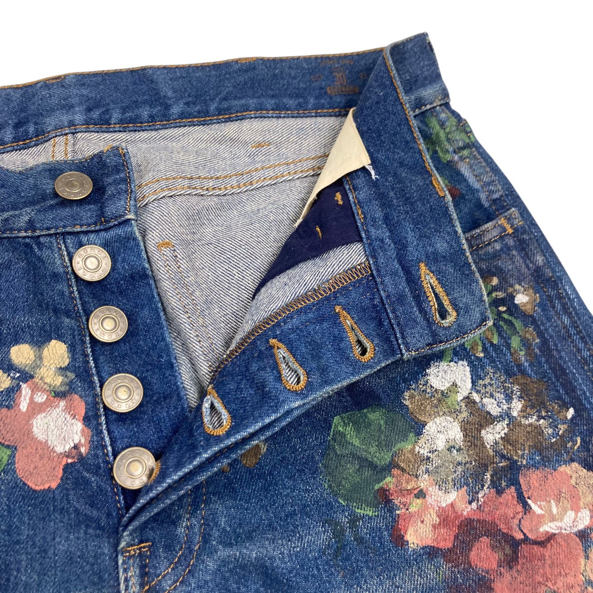 GUCCI(グッチ) 16AW花柄プリントデニム408635 XD481 408635