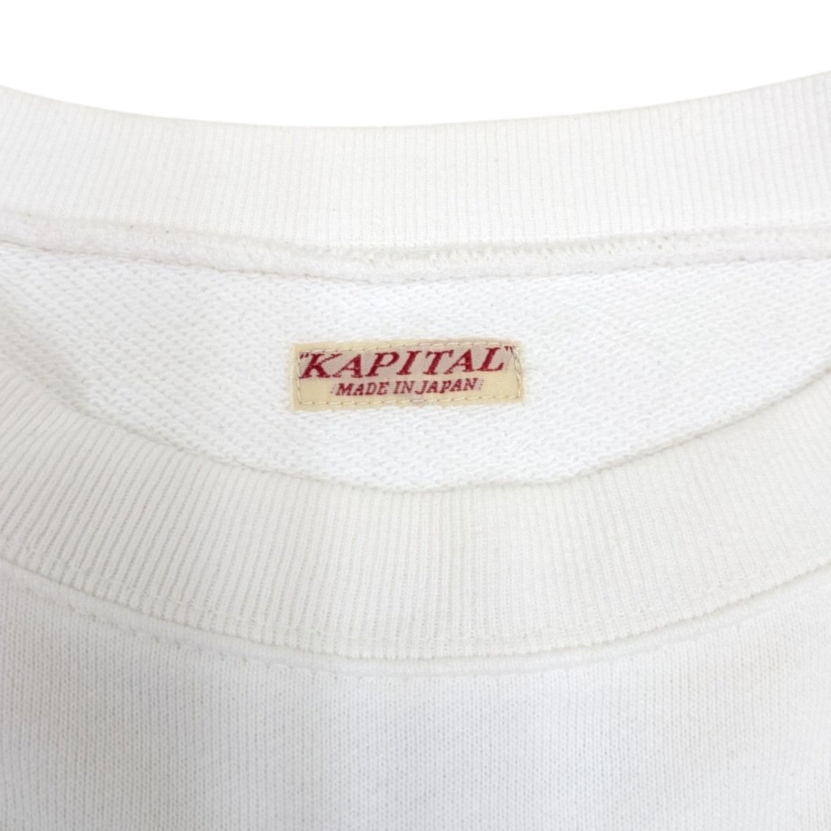 kapital キャピタル　オーバーサイズ スウェット　オートミール キャピタル kapital KOUNTRY Bone Crew Neck Sweat 2TONE ボーン