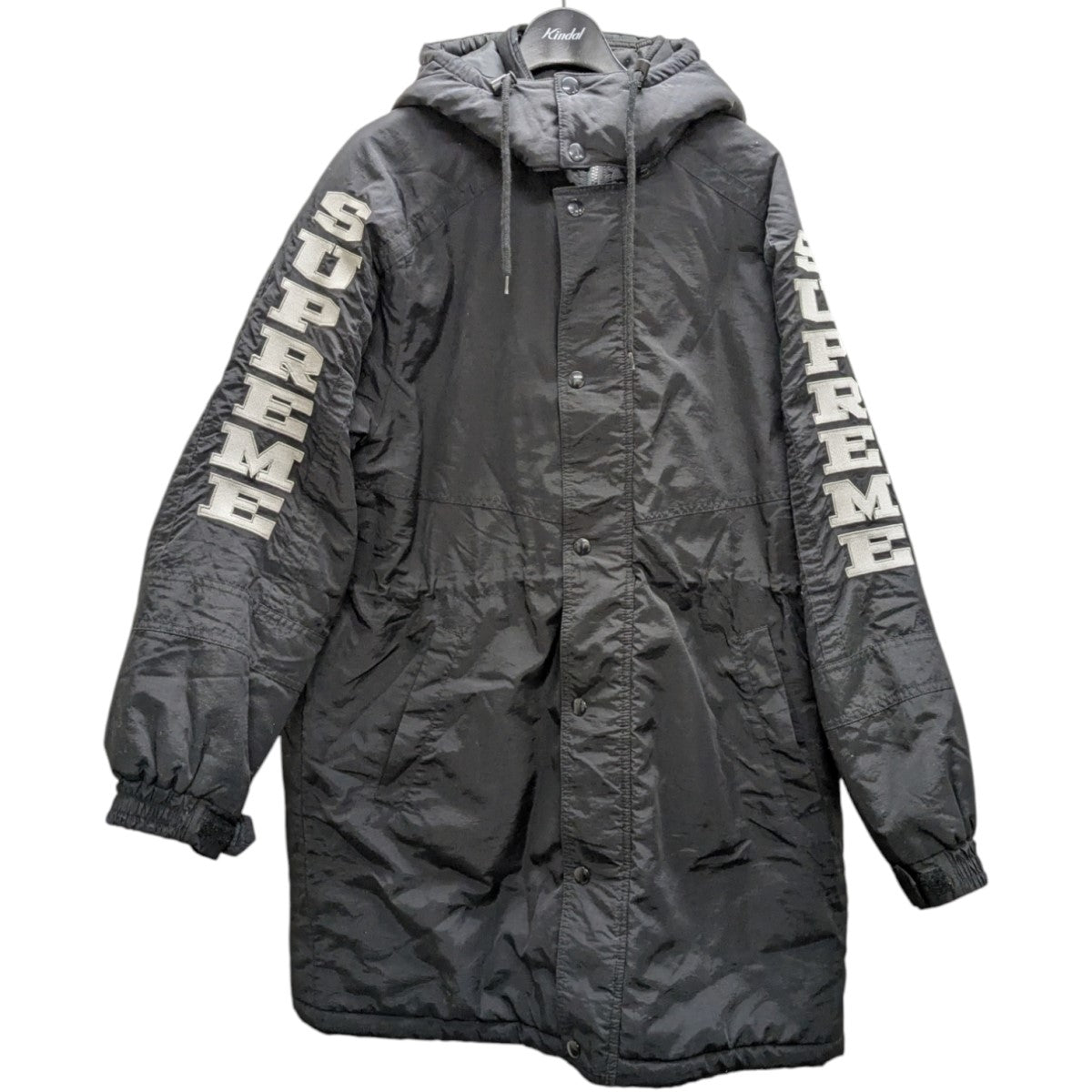 sleeve logo sideline parka中綿 モッズコート