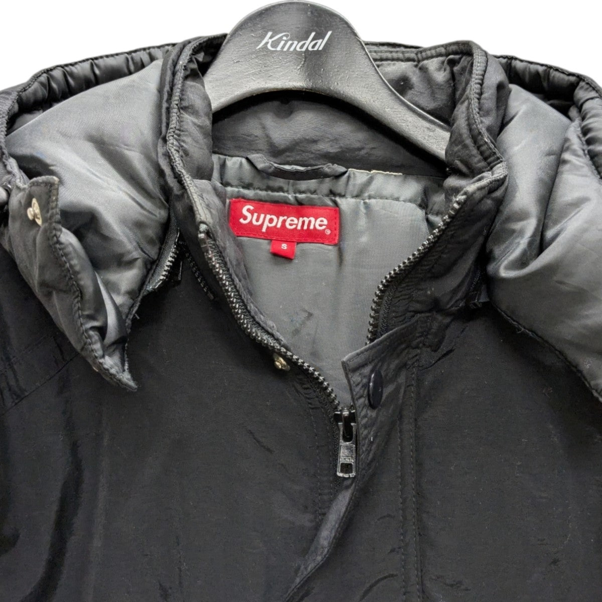 sleeve logo sideline parka中綿 モッズコート