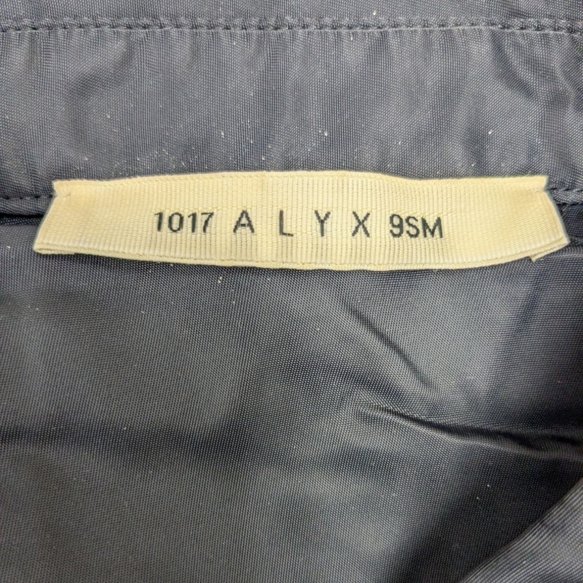 1017 ALYX 9SM(アリクス) 半袖ナイロンシャツ ブラック サイズ