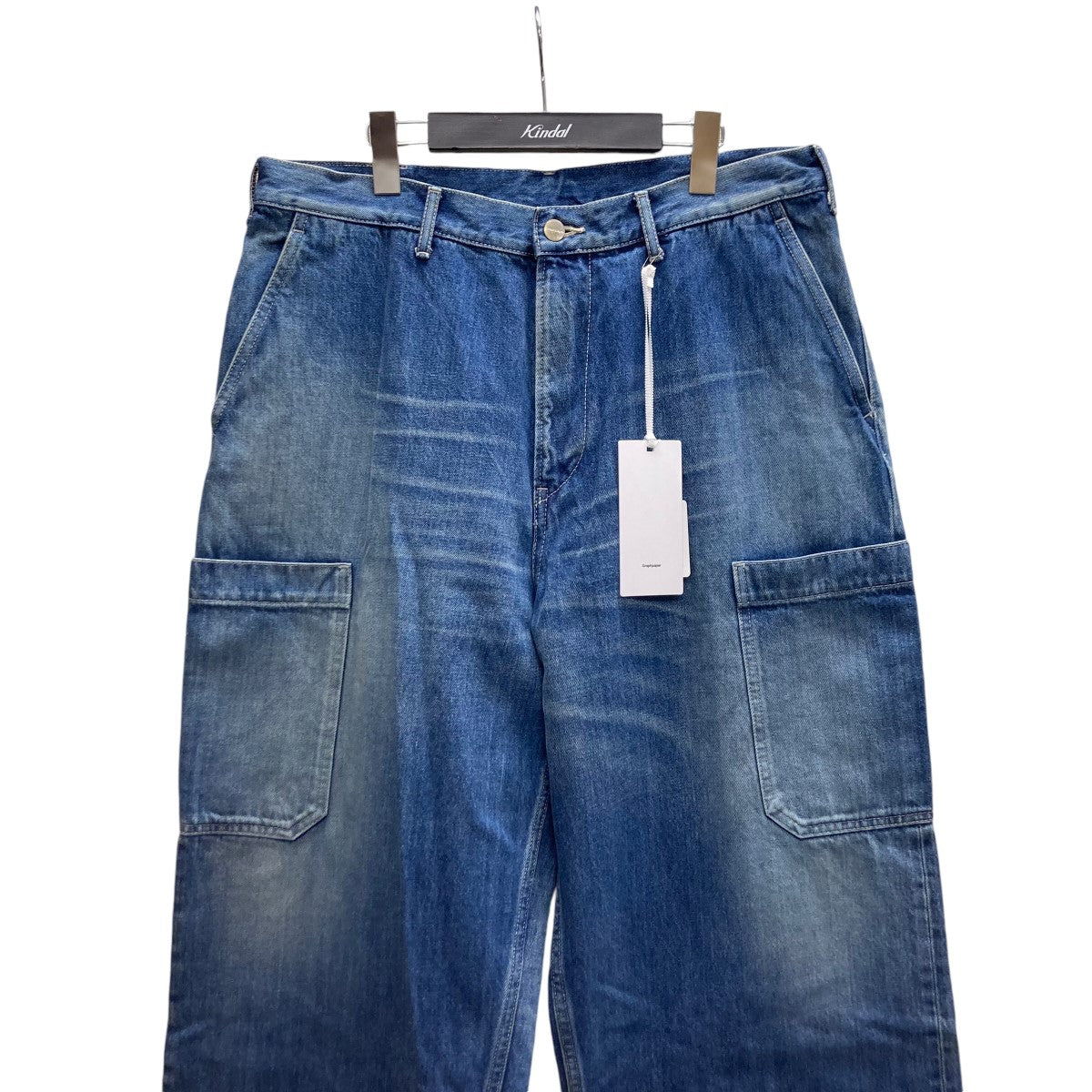Graphpaper(グラフペーパー) Selvage Denim Cargo Pantsワイド