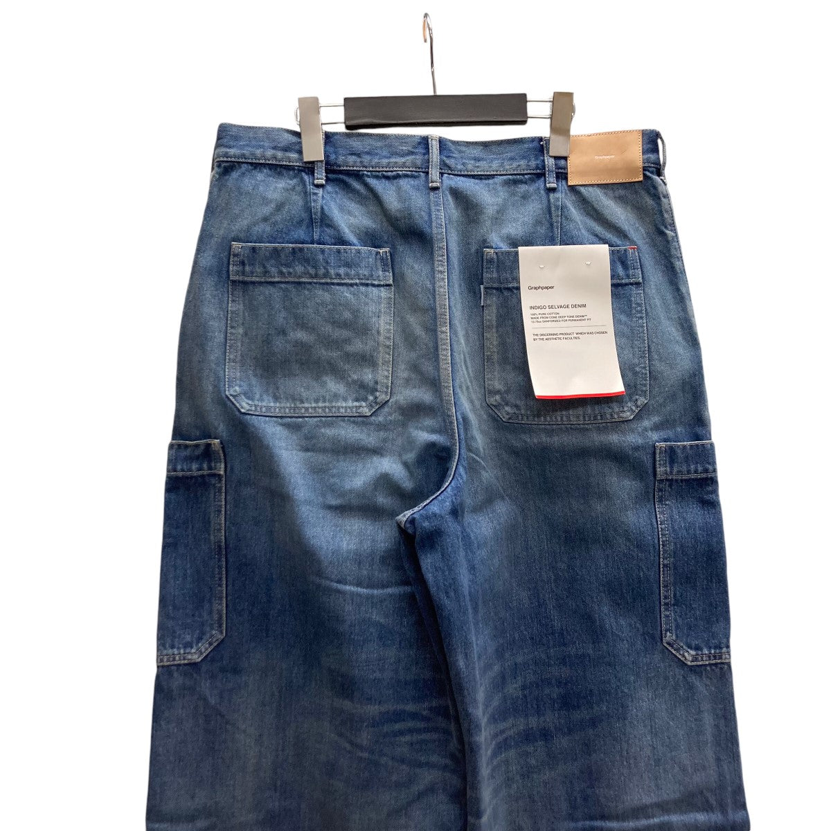 Graphpaper(グラフペーパー) Selvage Denim Cargo Pantsワイド