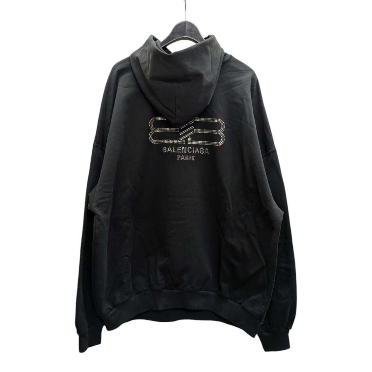 Balenciaga バレンシアガ　ロゴパーカー 美品 BALENCIAGA バレンシアガ Logo Embroidery Hoodie ロゴエン
