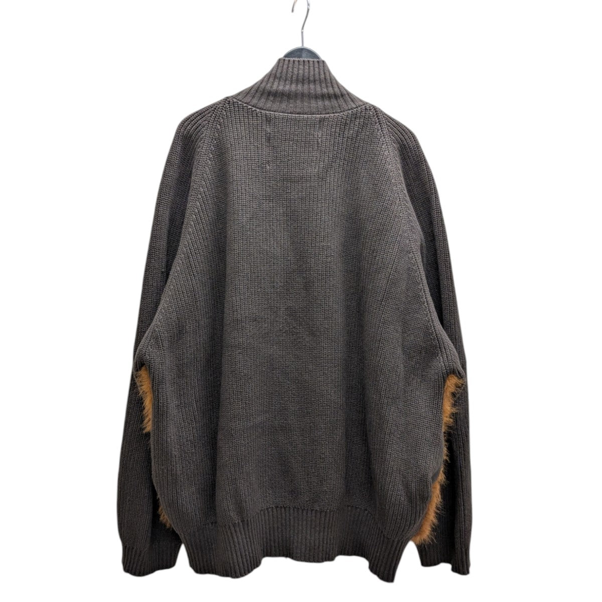 24AWBEAR DRIVERS KNIT BROWNドライバーズニット24AW K-4