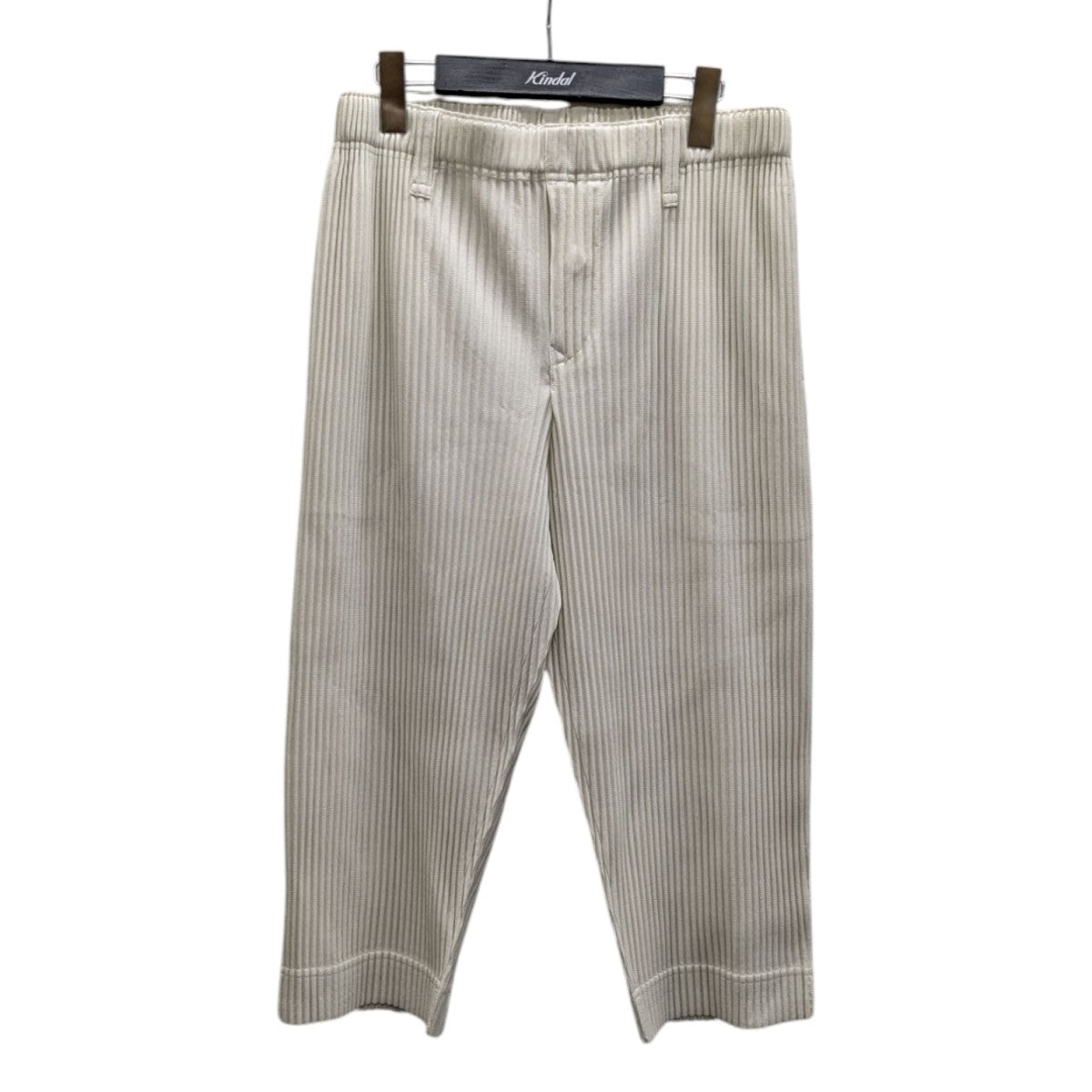 HOMME PLISSE ISSEY MIYAKE クロップド テーパードパンツHP91JF140 古着・中古-1枚目のアイテム画像