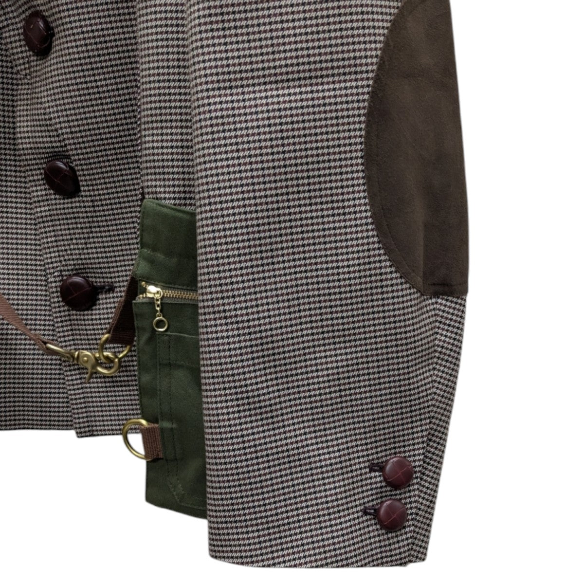 KOLOR(カラー) チェック スウェード切替 ジャケット ベージュ サイズ 1