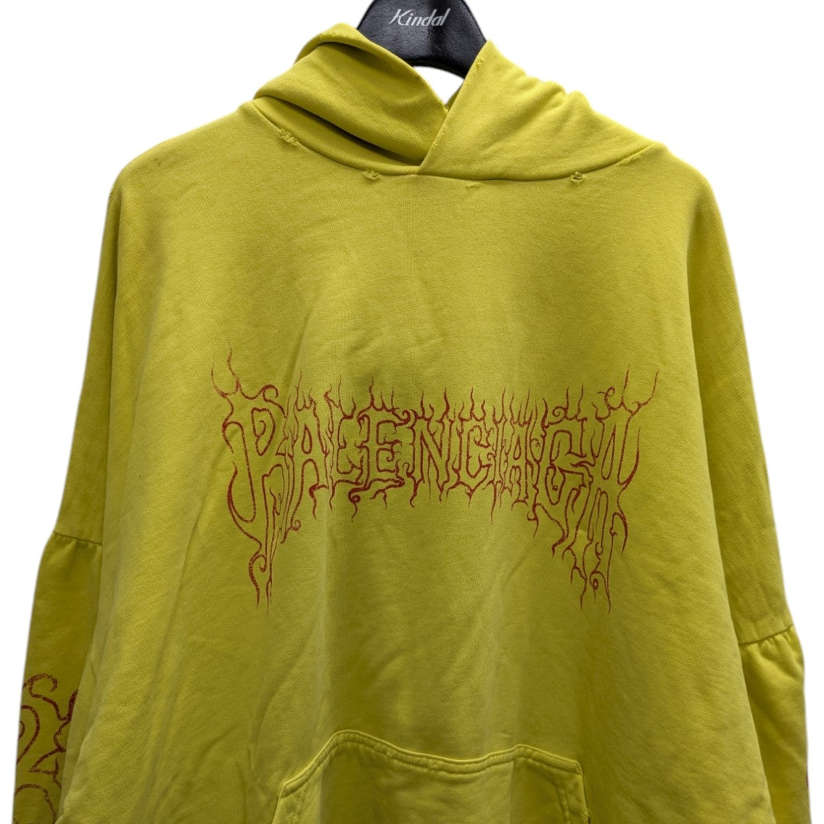 BALENCIAGA(バレンシアガ) ダメージ加工プルオーバーフーディー 761458