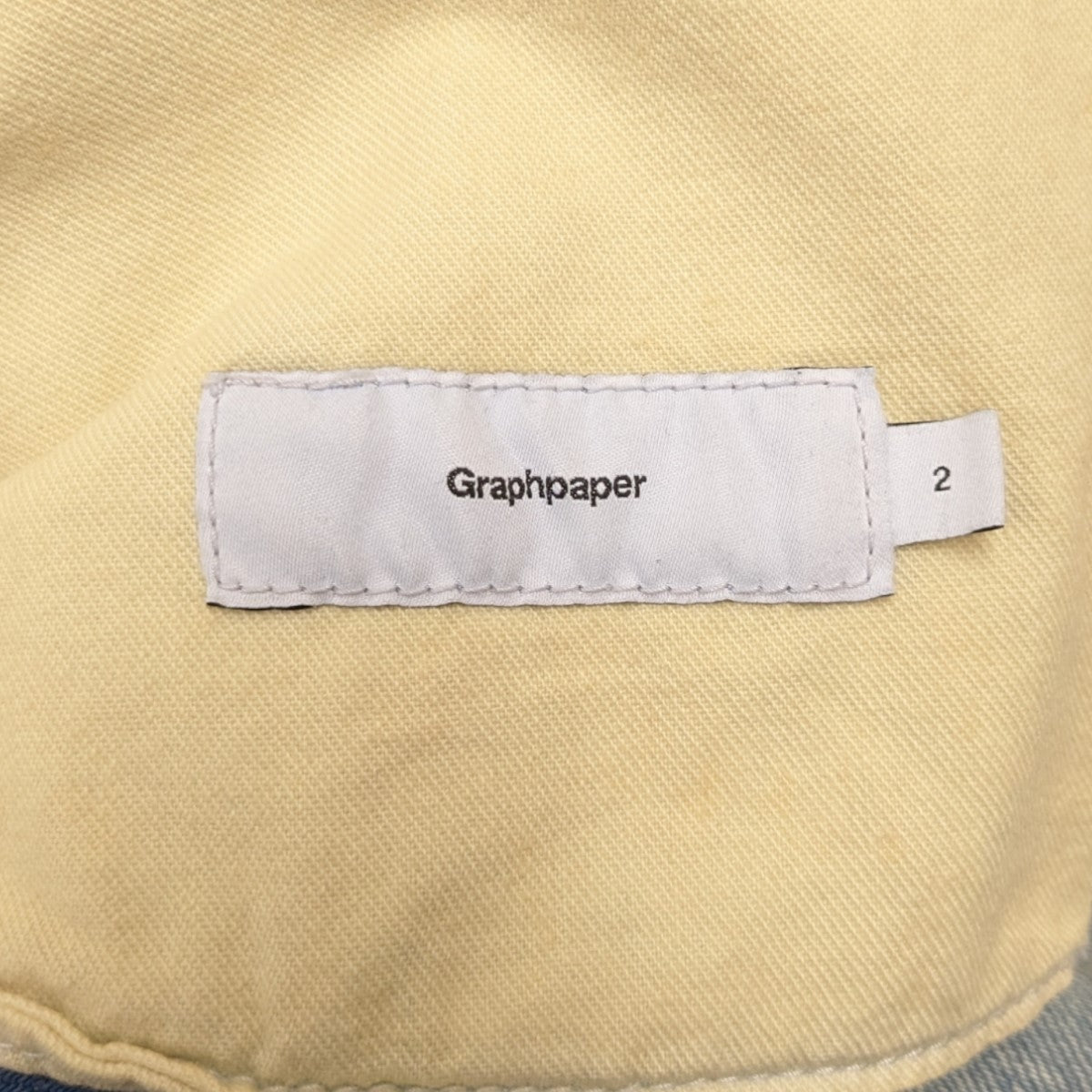 Graphpaper(グラフペーパー) 23AWSelvage Denim Two Tuck Pants Graphpaper(グラフペーパー) 23AWSelvage Denim Two Tuck Pants