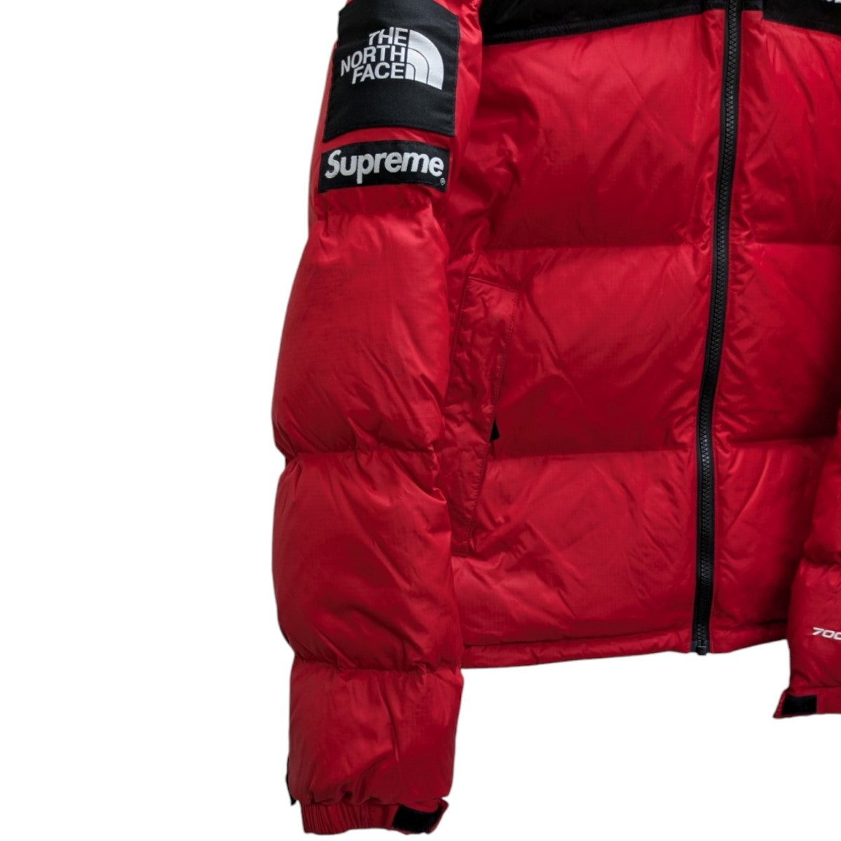 Supreme×THE NORTH FACE ダウンジャケット ND52402I レッド サイズ S