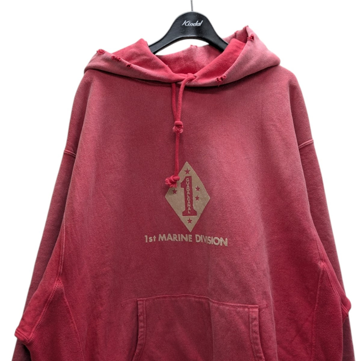 BOWWOW(バウワウ) 1ST MARINE DIVISION HOODIE AGEINGプル