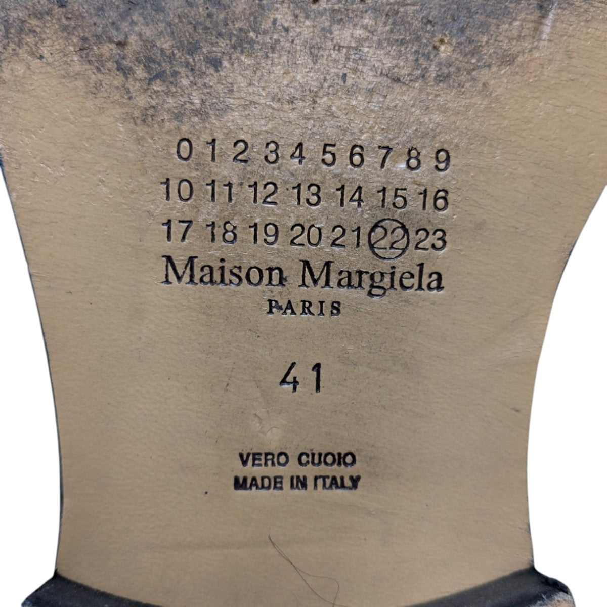 Maison Margiela(メゾンマルジェラ) 足袋ローファー ブラック サイズ  