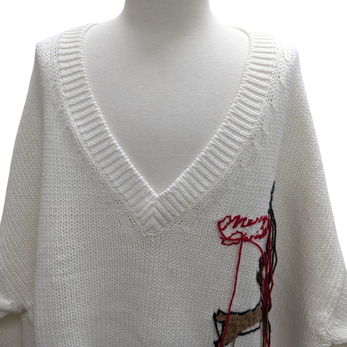 doublet(ダブレット) 64 199 OVERSIZED CUT-OFF CARDIGAN