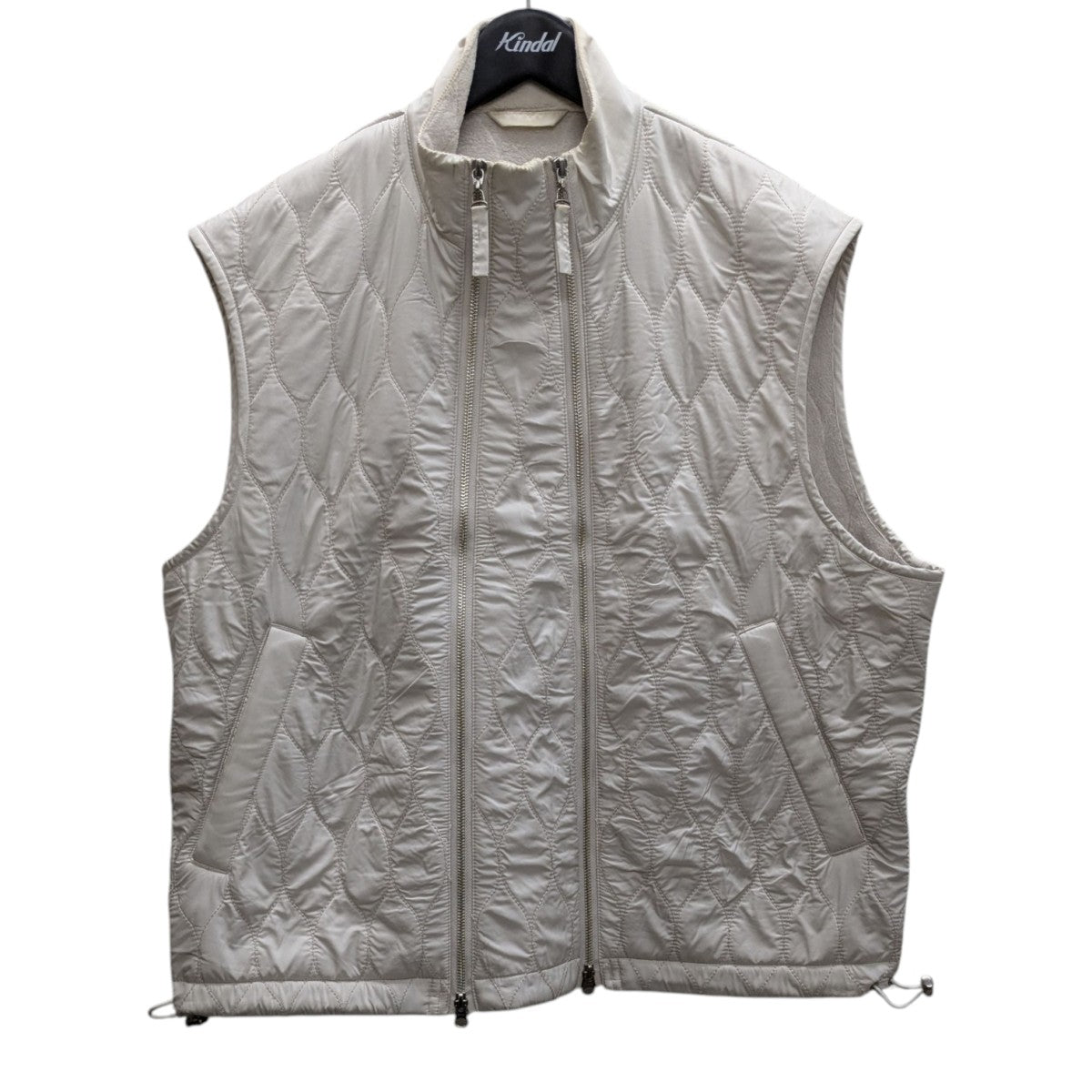 W-ZIP QUILTED VEST キルテッドベスト