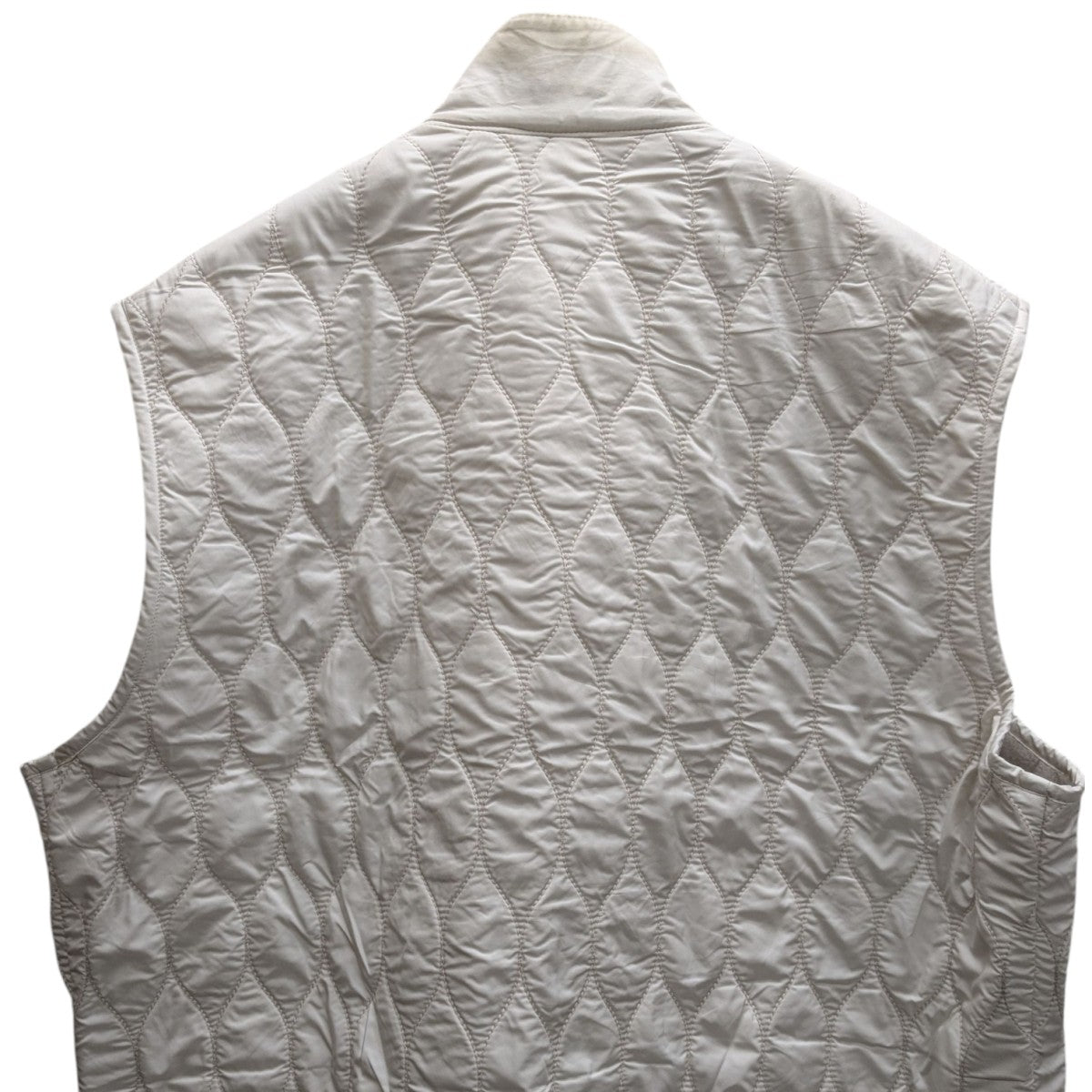 W-ZIP QUILTED VEST キルテッドベスト