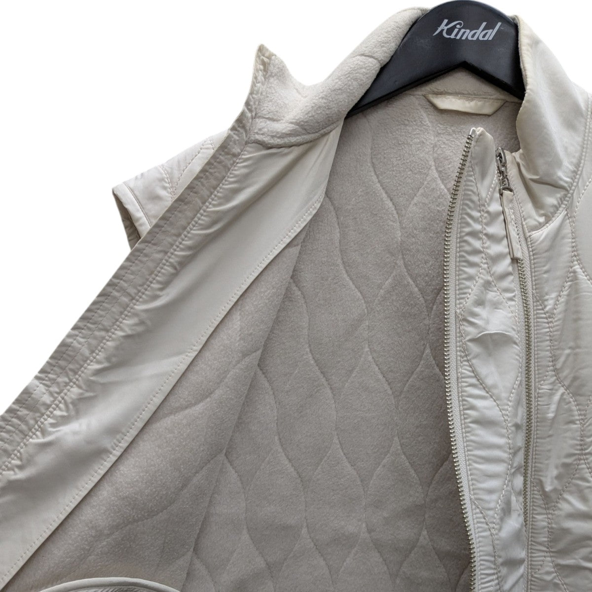 W-ZIP QUILTED VEST キルテッドベスト