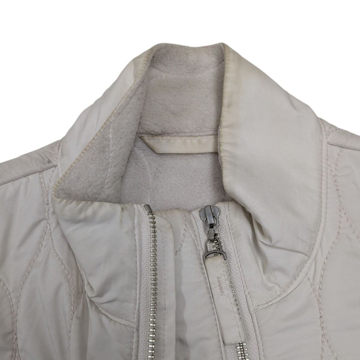 W-ZIP QUILTED VEST キルテッドベスト