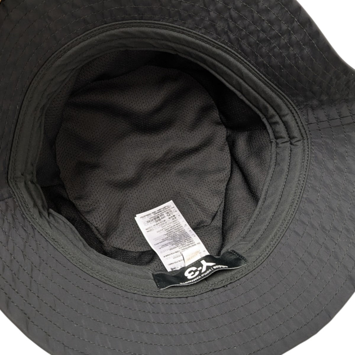 【最終値下げ:着用1回】Y-3 バケットハット IY4087 ブラックLサイズ Y-3 - Y-3 STRP BUCKET HAT - BLACK / バケットハット / IY4087