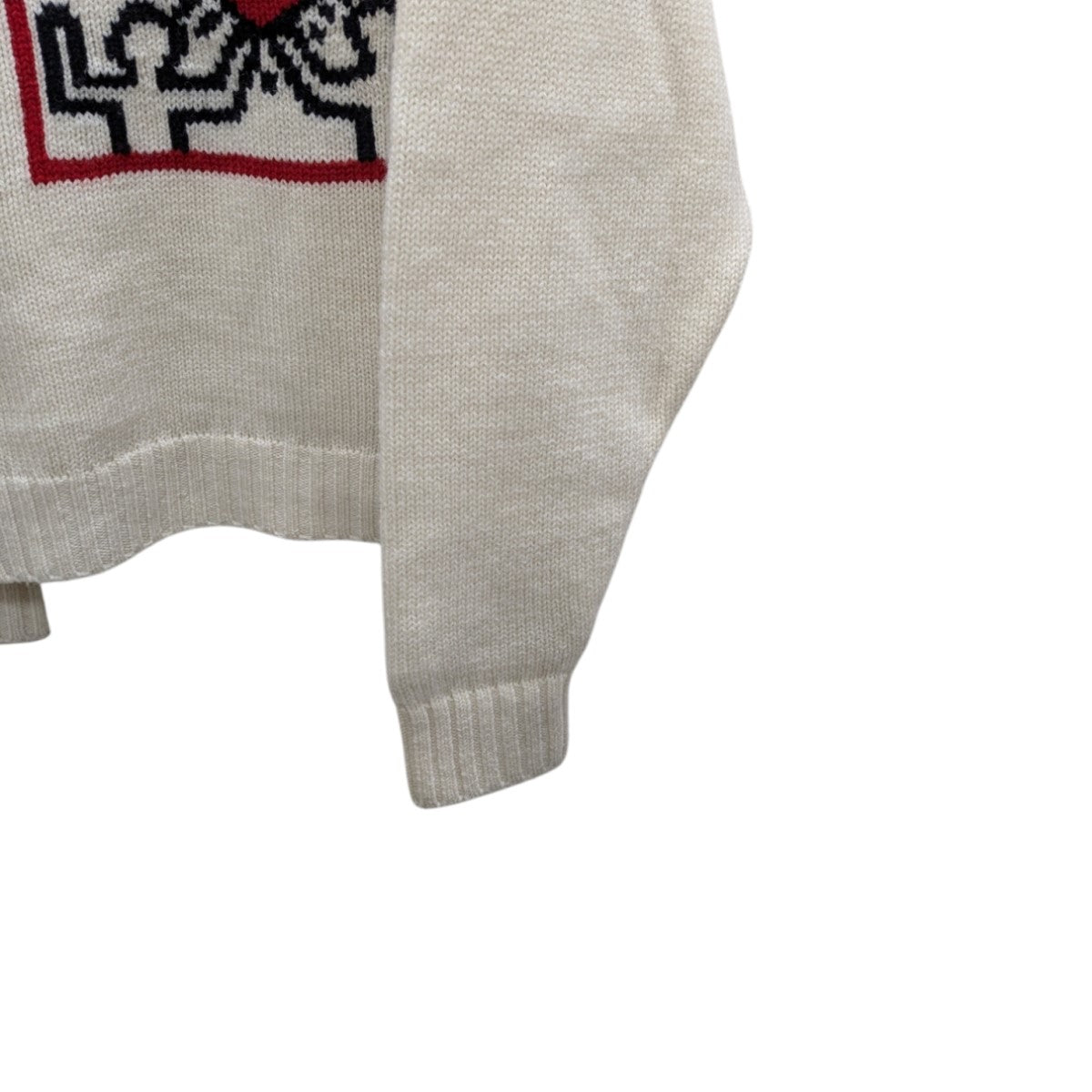 WACKO MARIA×KEITH HARING ウールニット 古着・中古-5枚目のアイテム画像