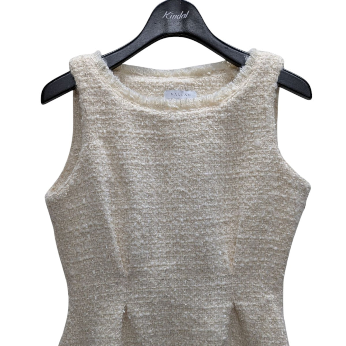 Tweed Cape Sleeveless Dress ツウィードケープドレス