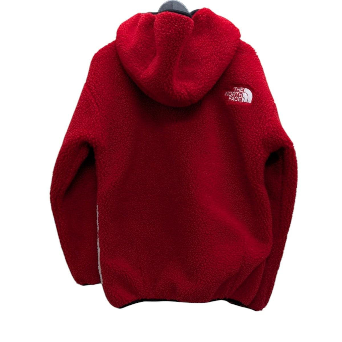 Supreme×THE NORTH FACE ロゴ フーデッド ボア ジップアップフリース