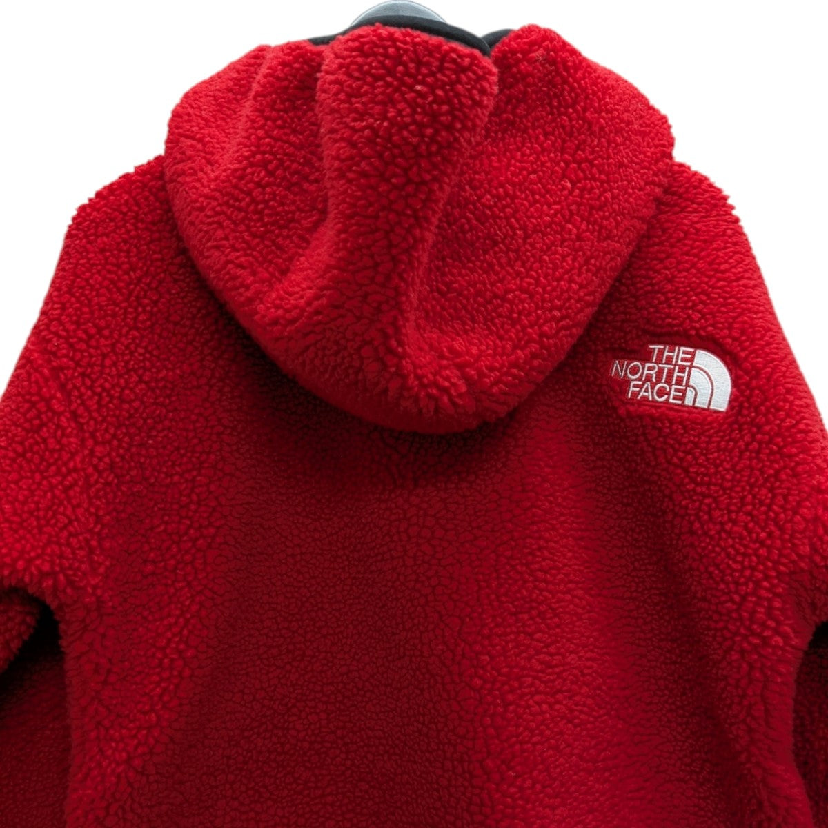 Supreme×THE NORTH FACE ロゴ フーデッド ボア ジップアップフリース