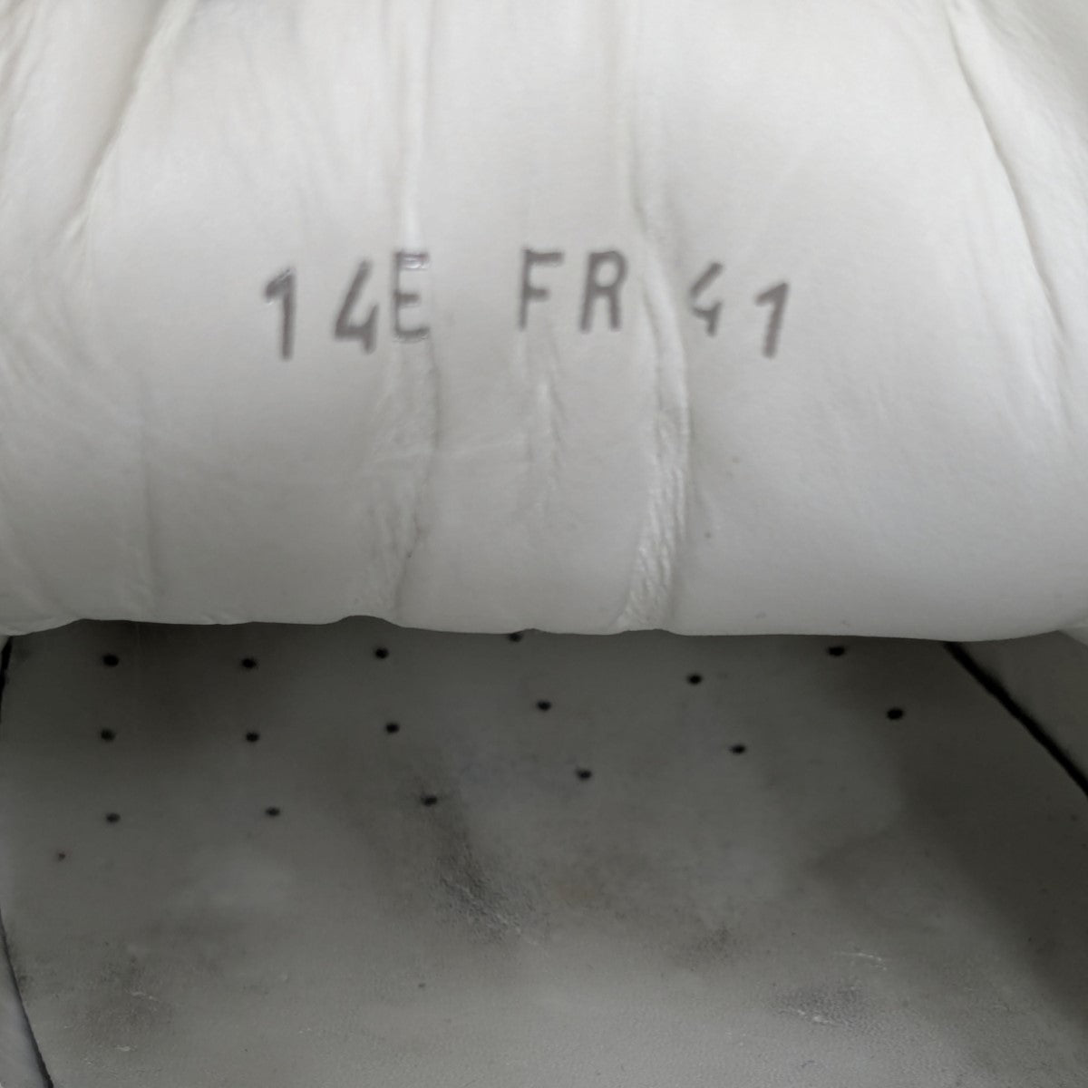 ウィングチップ レザーローカットスニーカー