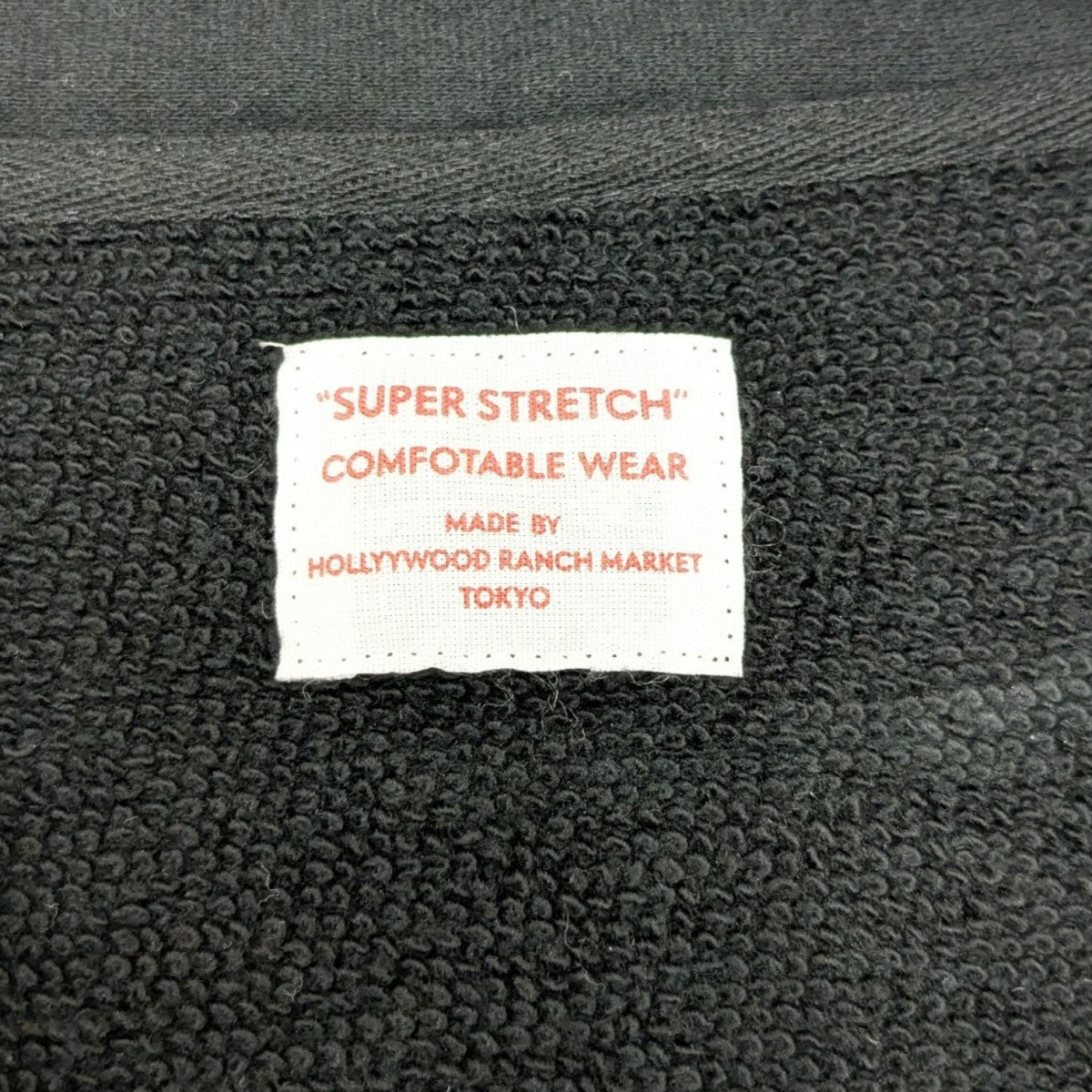 Super Stretch Sweat Fabric Half Zip Pulloverコットンニット1010135