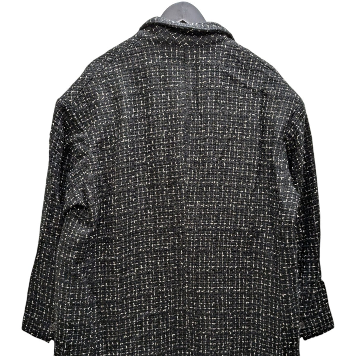 juha(ユハ) LAME TWEED EXTREME OVER チェスターコート 10180105