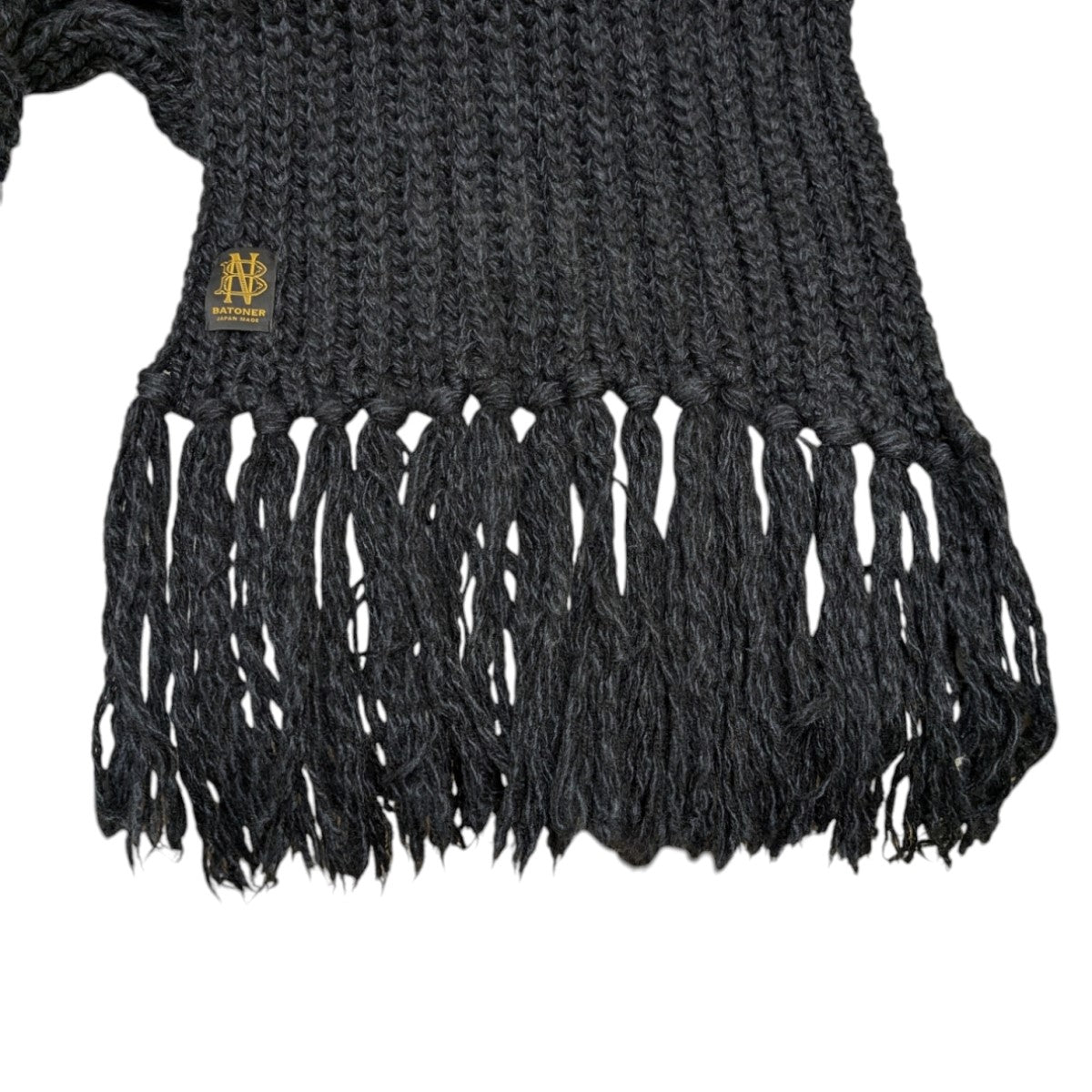 BATONER(バトナー) マフラー ブラック｜【公式】カインドオル