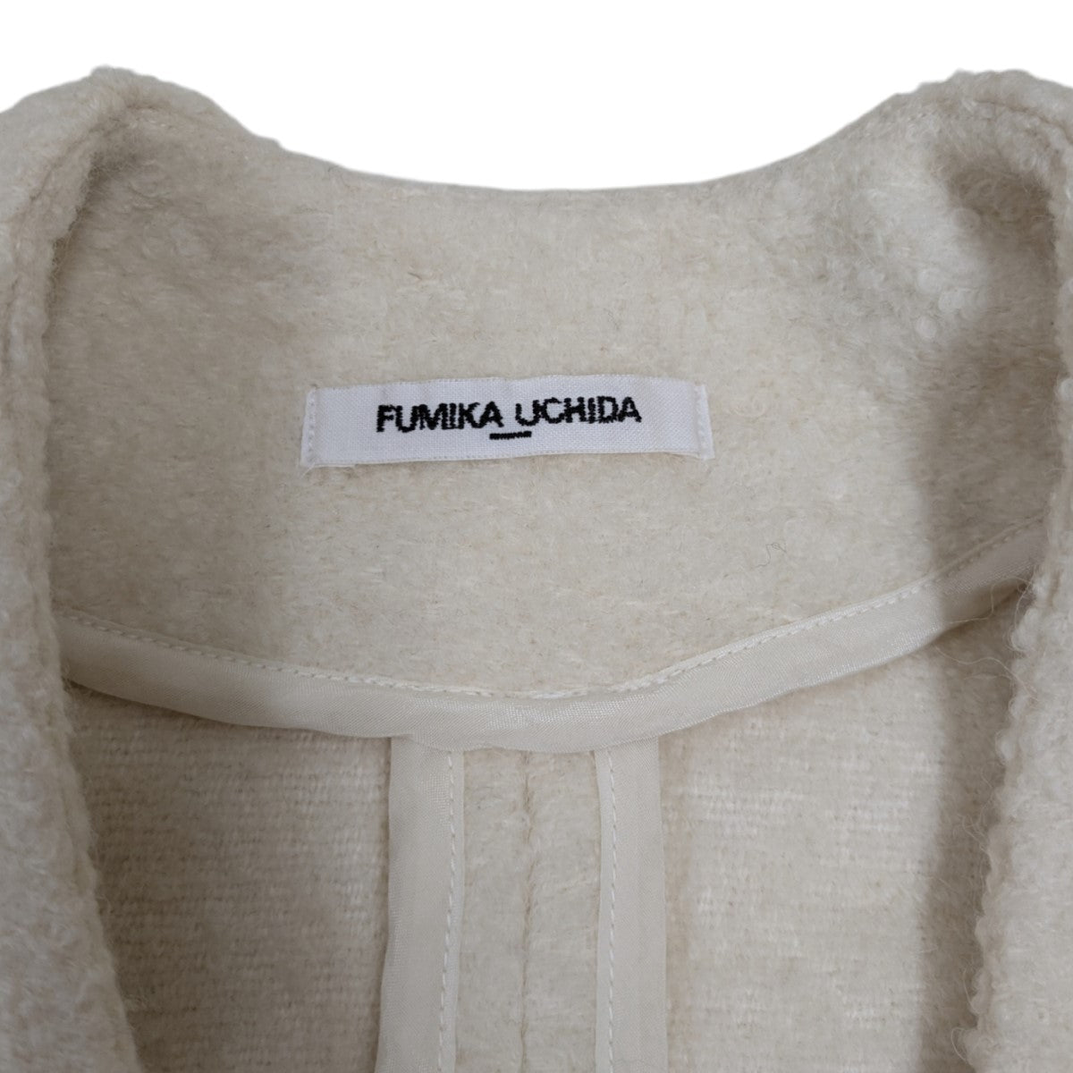 Fumika Uchida フミカウチダ アイボリーカラー グローブマフラー Fumika Uchida フミカウチダ アイボリーカラー グローブマフラー