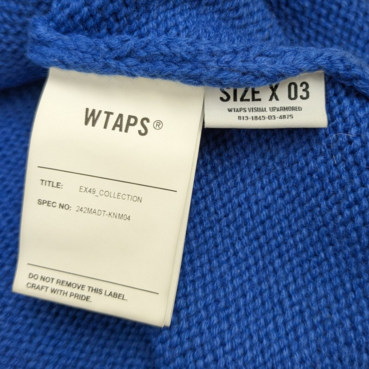 WTAPS(ダブルタップス) 24AWSIGN SWEATER POLYニット242MADT-KNM04