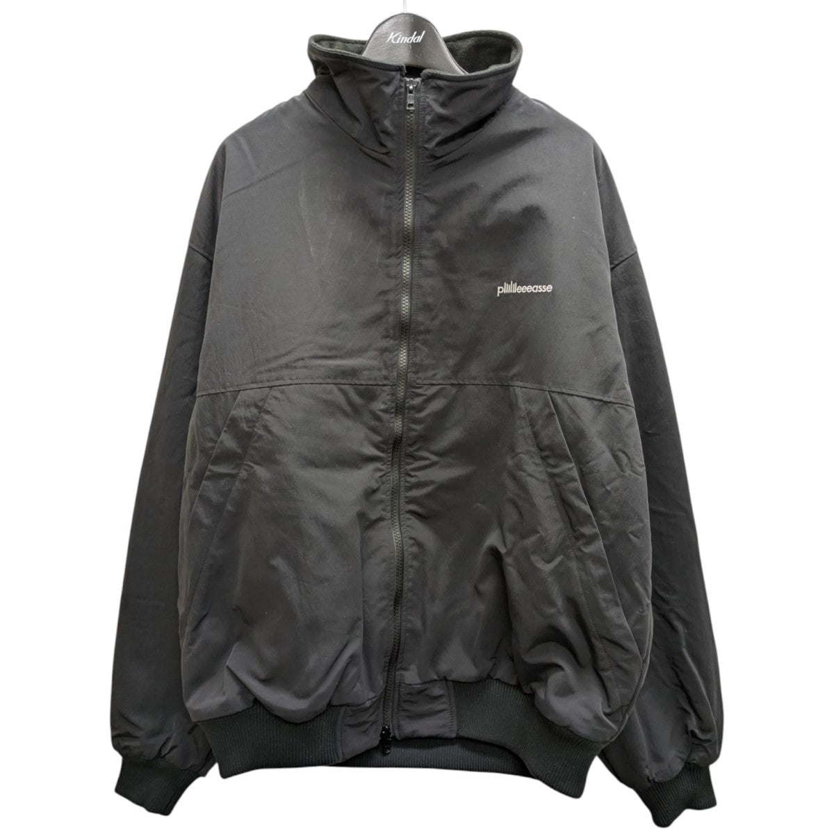 新品　plllllleeeasse warm-up jacket (BLACK) plllllleeeasse(プリーズ) warm-up jacket ジップジャケット 24PLS