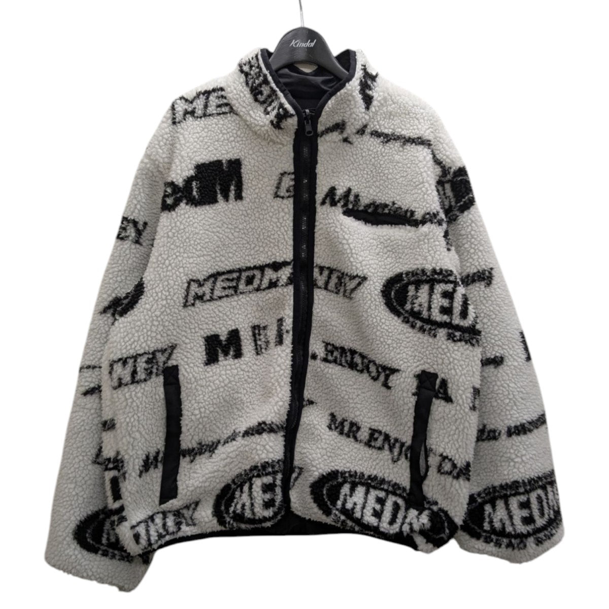 MR．ENJOY DA MONEY 内ボアナイロンジャケット 古着・中古-6枚目のアイテム画像