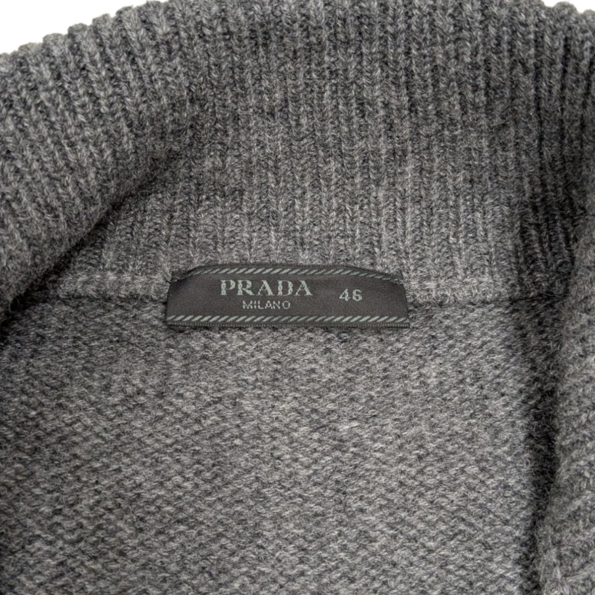 PRADA(プラダ) 23AWカシミヤ ジップニットカーディガンUMG245 S232