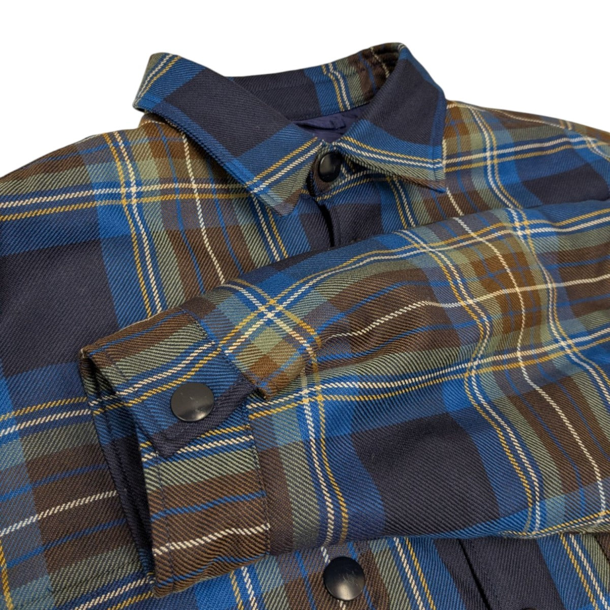 PRADA(プラダ) 21AW Wool Blend Shirt ウールブレンド トライアングル 