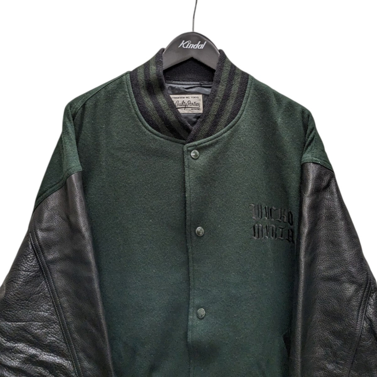 WACKO MARIA(ワコマリア) 23SSLEATHER VARSITY JACKET -TYPE 3-袖