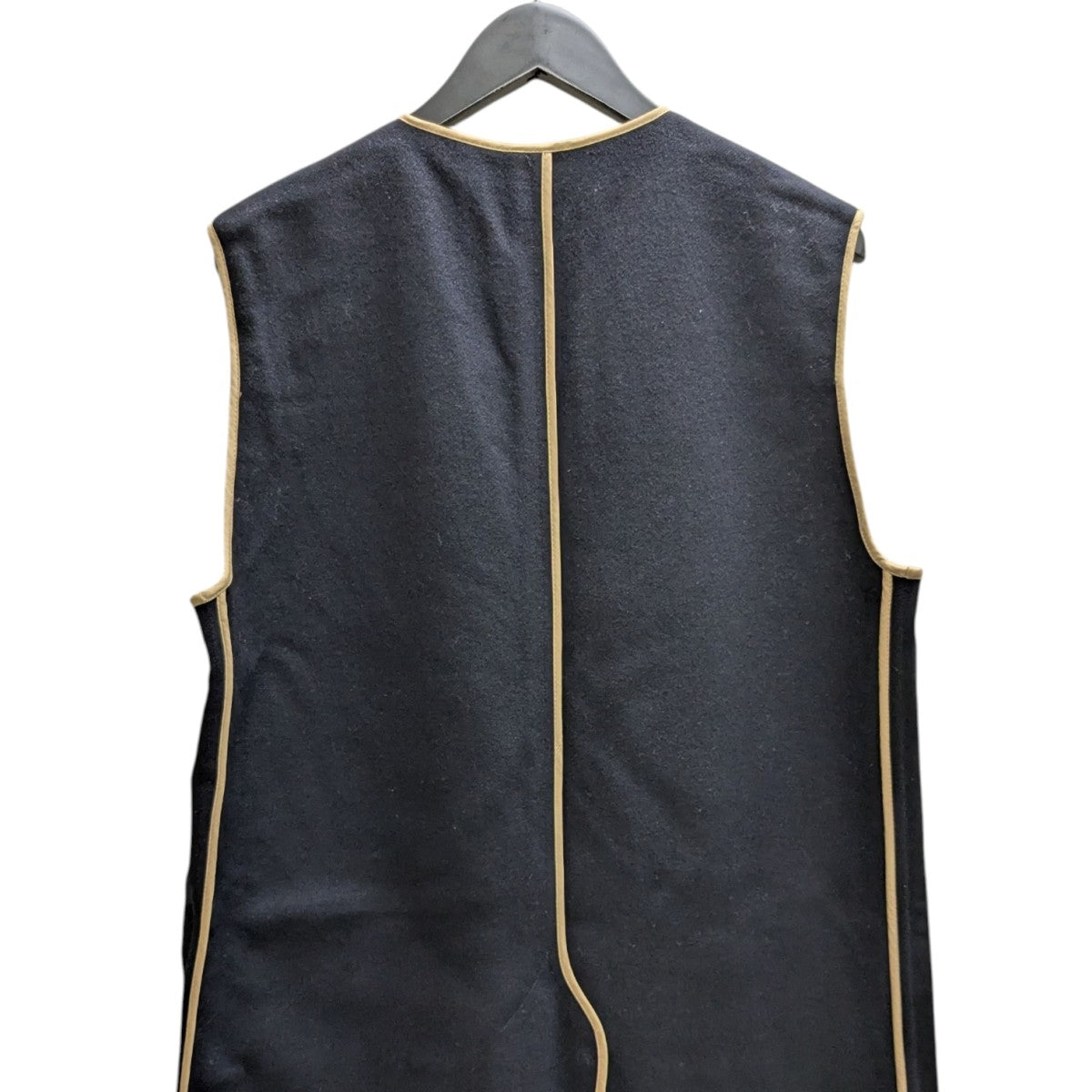 【新品・未使用】Dries Van Noten / ドリス / シアーロングジレ DRIES VAN NOTEN(ドリスヴァンノッテン) 24AWロングジレ ネイビー