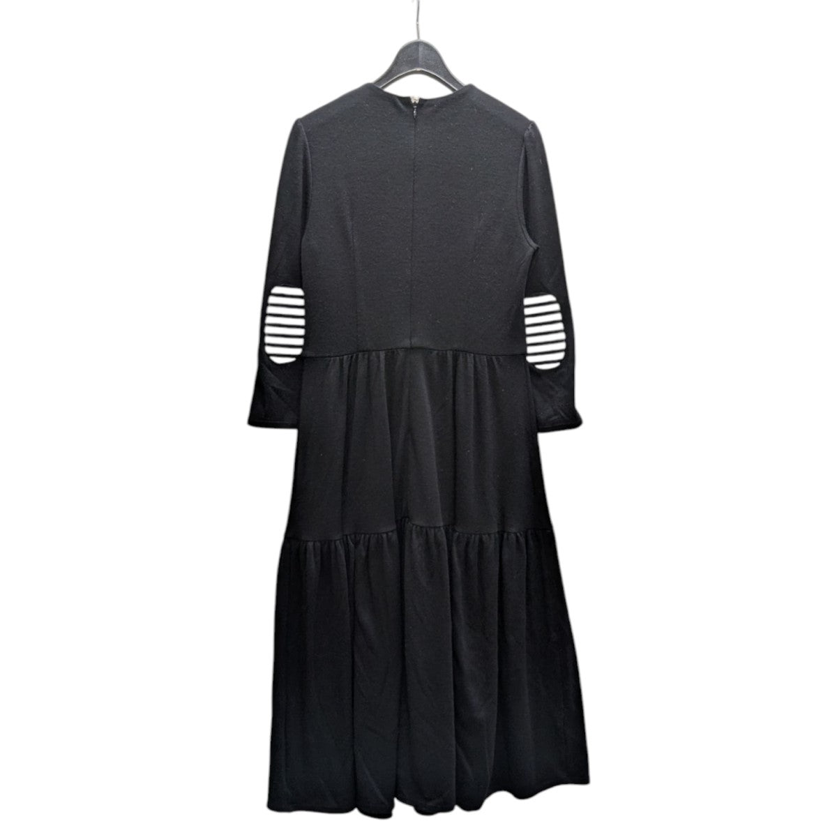 WEEKEND TIERED DRESSウールジャージマキシ丈ワンピースBD2421-2K-22