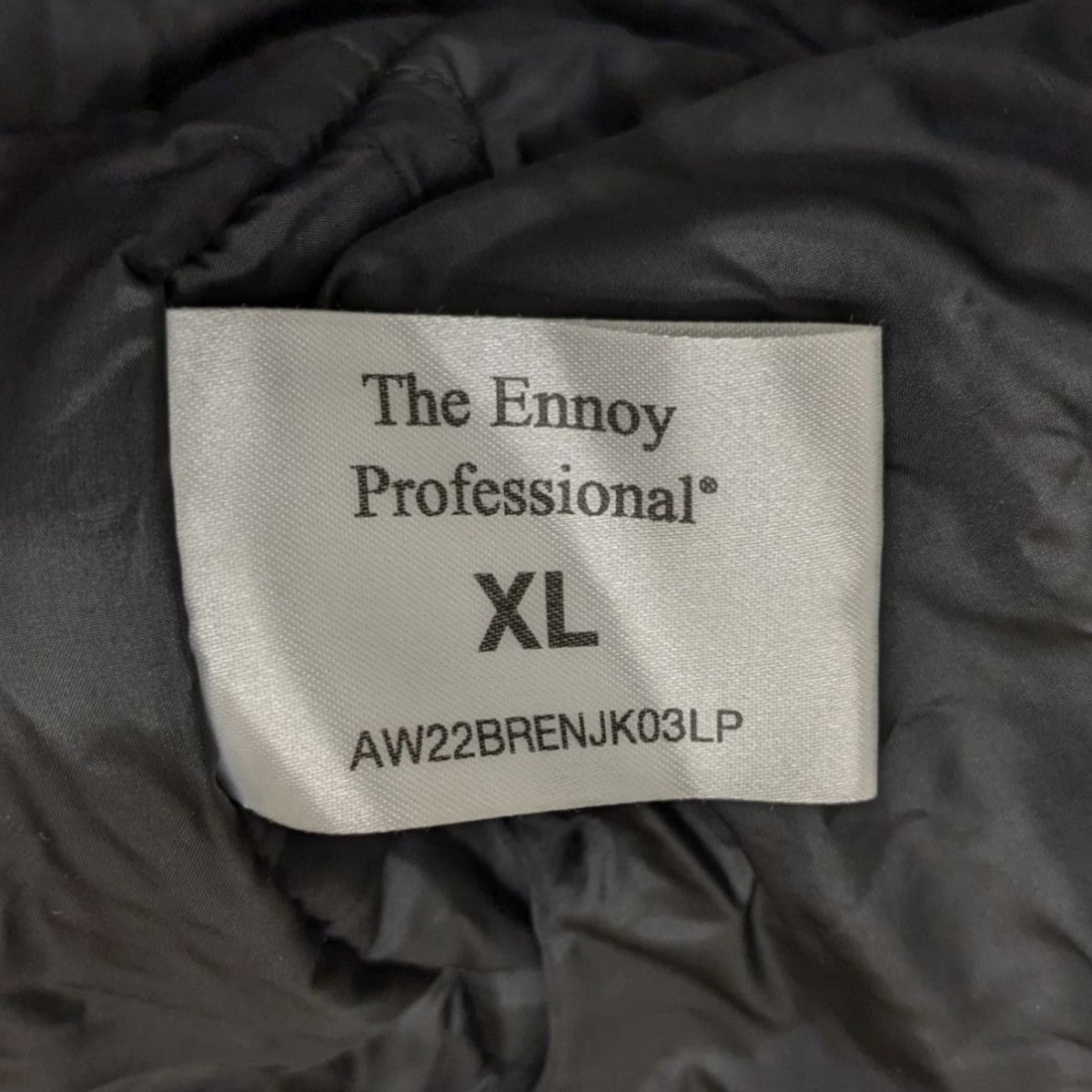 ENNOY(エンノイ) 中綿ジャケット AW22BRENJK03LP ブラック