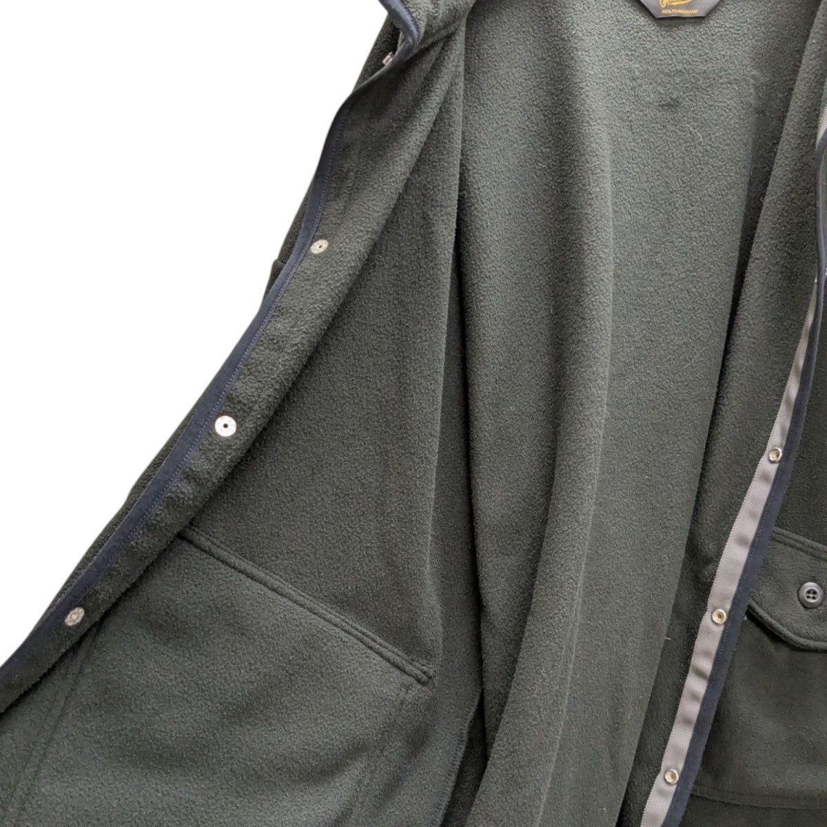 20AWFLEECE JKTショールカラー スナップボタン フリース ジャケット