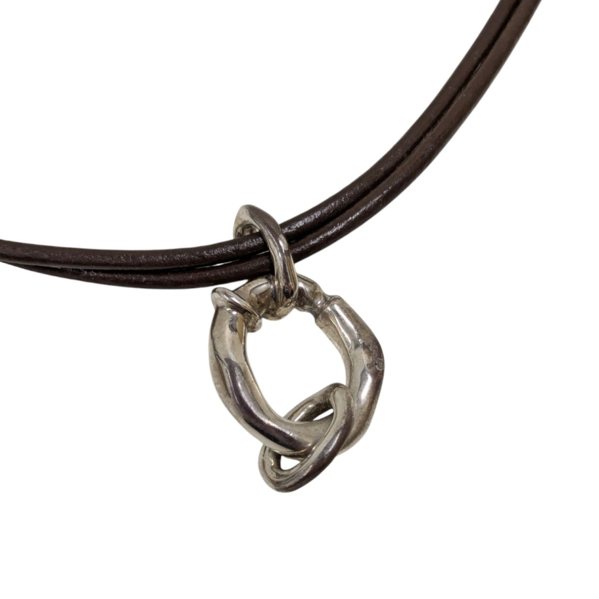 STRONG(STRONG) VOID LEATHER NECKLACE箱レザーネックレス