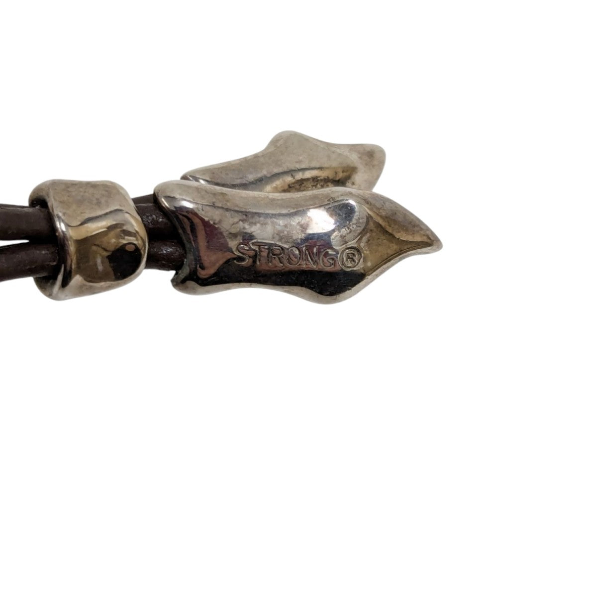 STRONG VOID LEATHER NECKLACE SILVER　箱付き VOID LEATHER NECKLACE – STRONG