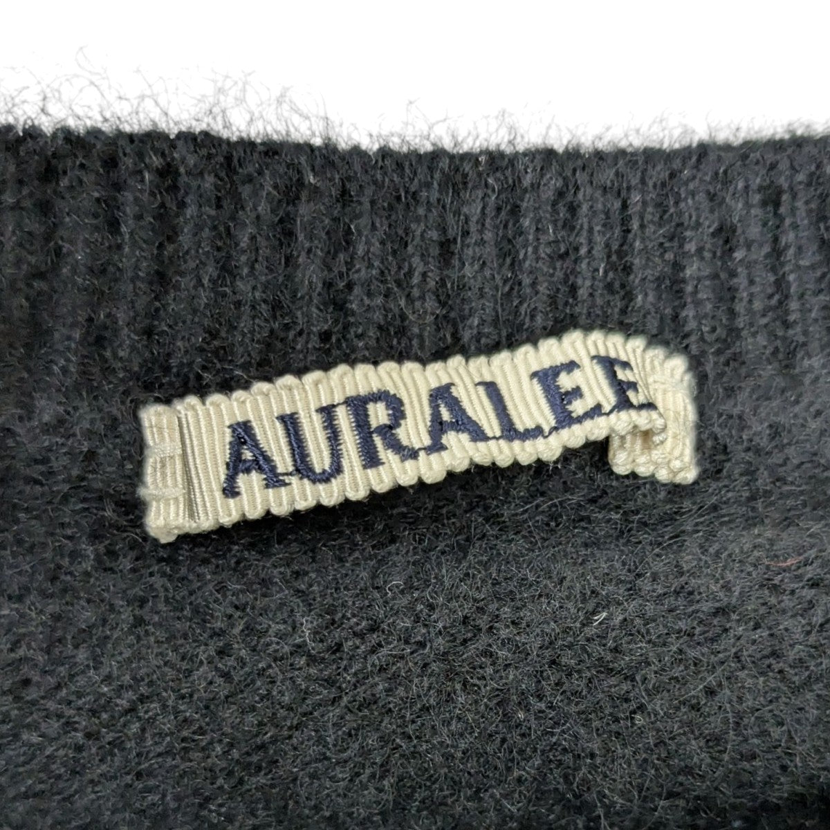 トップス AURALEE CASHMERE KNIT A22AP02BC AURALEE(オーラリー) BABY CASHMERE KNIT POカシミヤニット