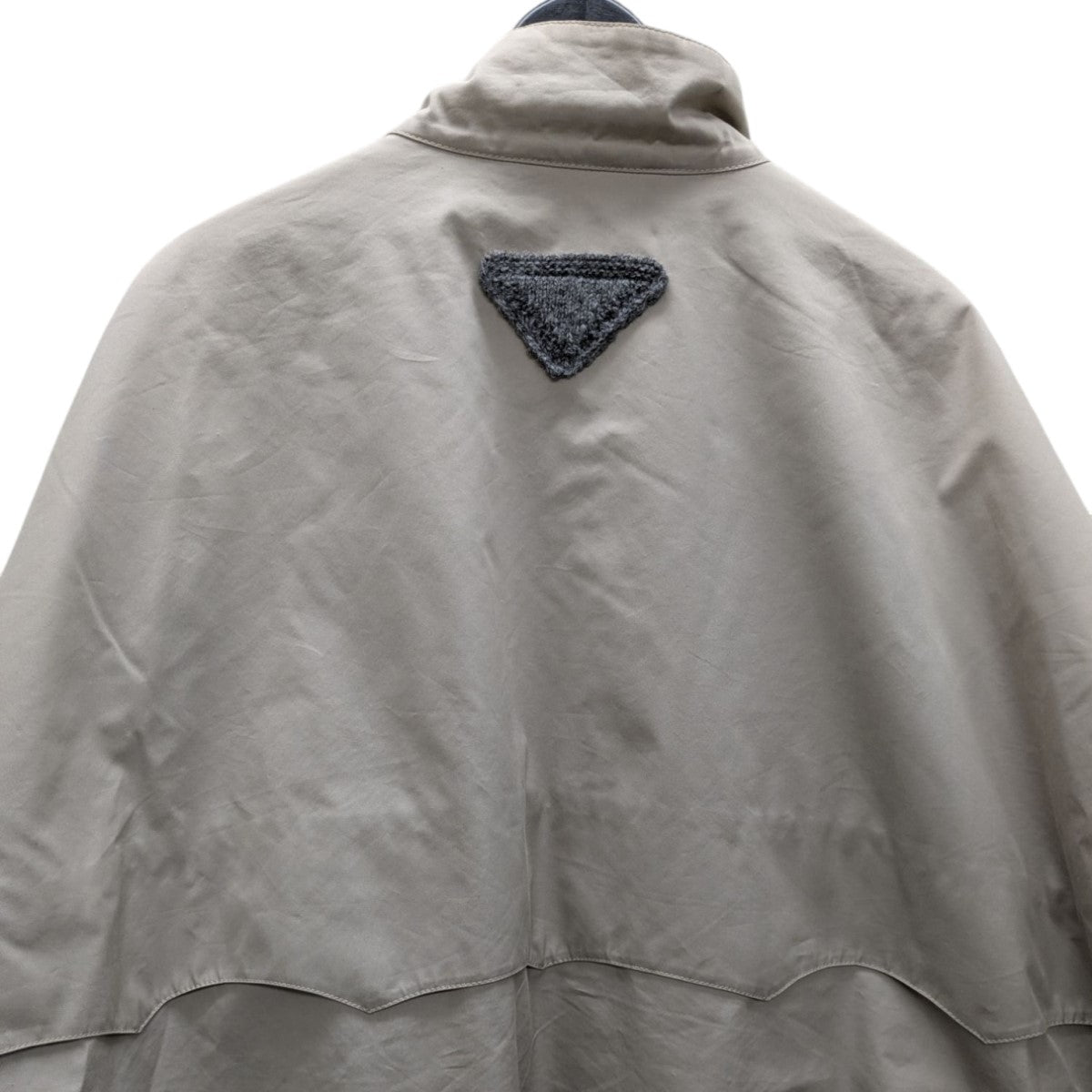 PRADA プラダ ウール ジップアップ フードジャケット ブルゾン M グレー PRADA(プラダ) コットンブレンドジップジャケット SGC245