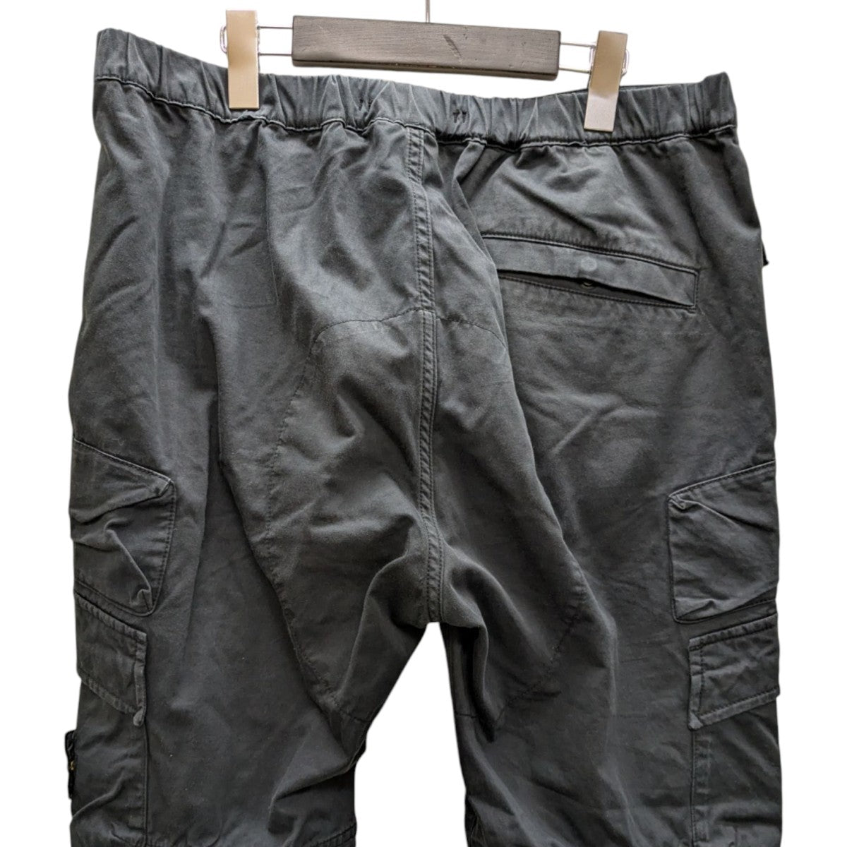ストーンアイランド　カーゴパンツ　ブラック　W34 ストーンアイランド ブラックカーゴパンツ