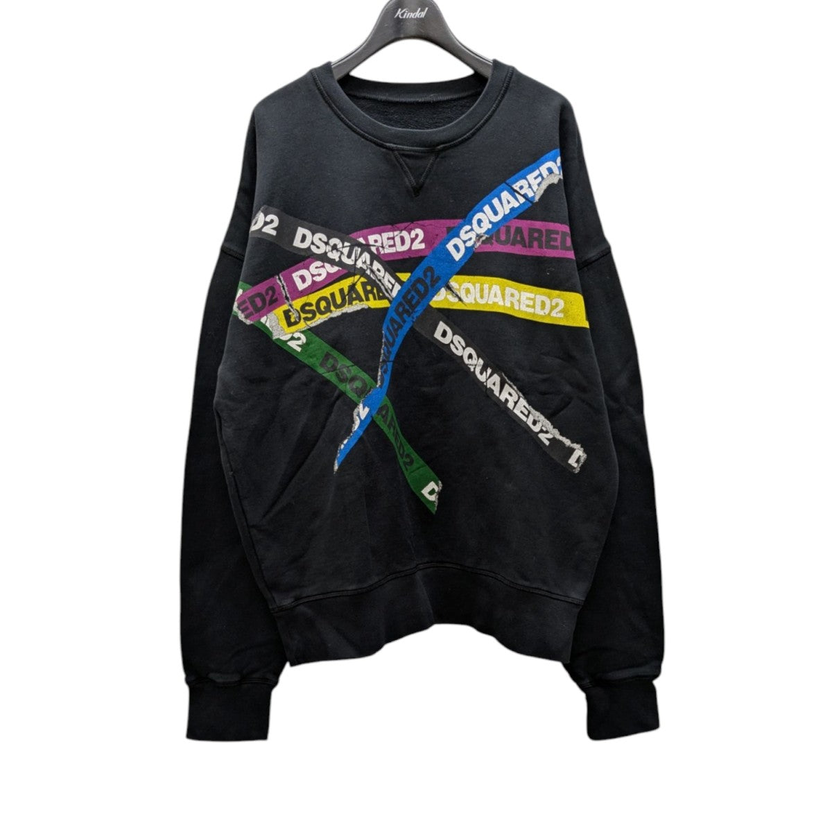 ディースクエアード DSQUARED2 23AW 7分袖Tシャツ S72GD0453 ホワイト サイズ：XS DSQUARED2(ディースクエアード) 23AW7分袖TシャツS72GD0453
