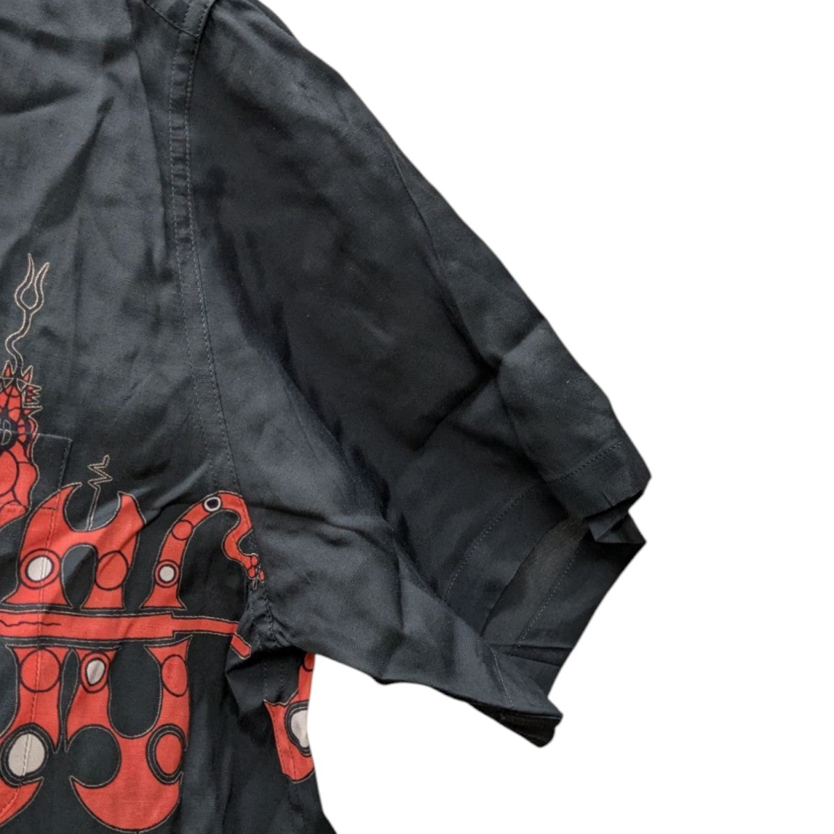 WACKO MARIA×WOLF’S HEAD 半袖ハワイアンシャツ 古着・中古-3枚目のアイテム画像
