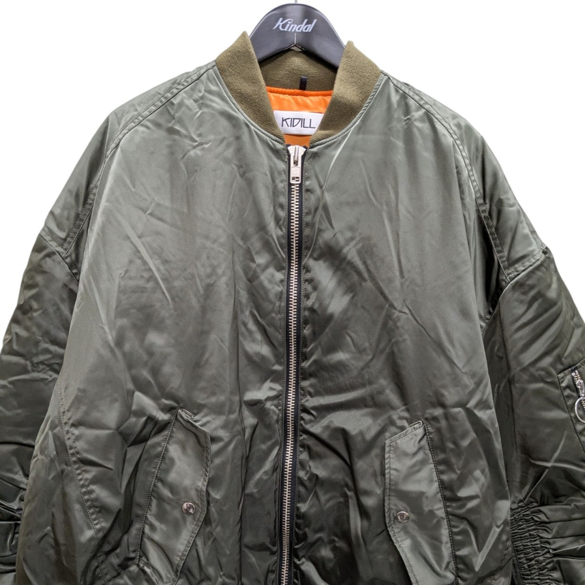 KIDILL REVERSIBLE PADLOCK MA-1 JACKET KIDILL◇MA-1/ジャケット/FREE